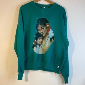 80s-90d Russell Athletic Teal Sweatshirt